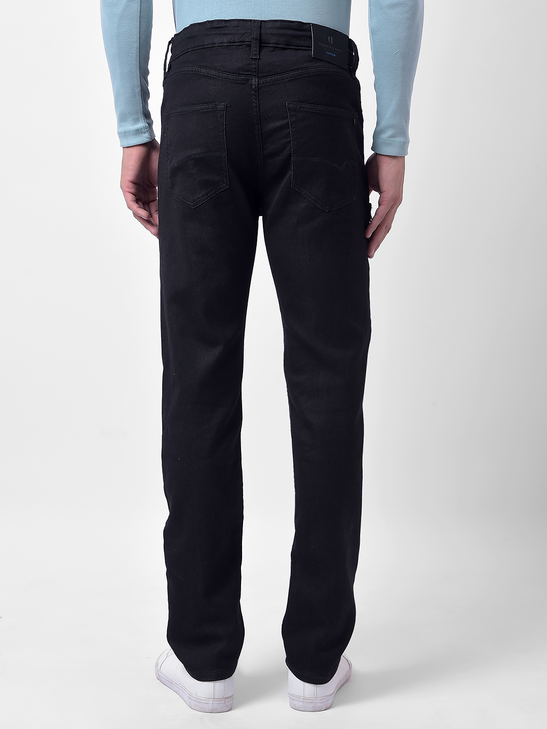 Numero Uno Men Packable Packable Black Slim Fit Sustainable Jeans